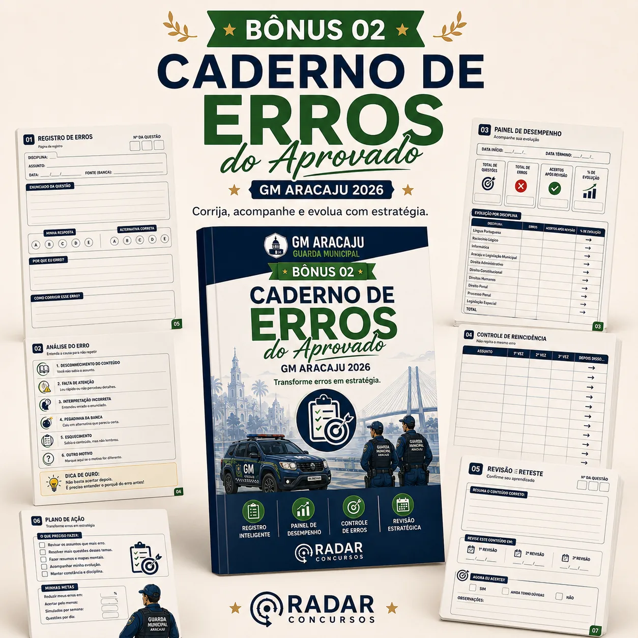 Bônus Caderno de Erros Inteligente GM Aracaju