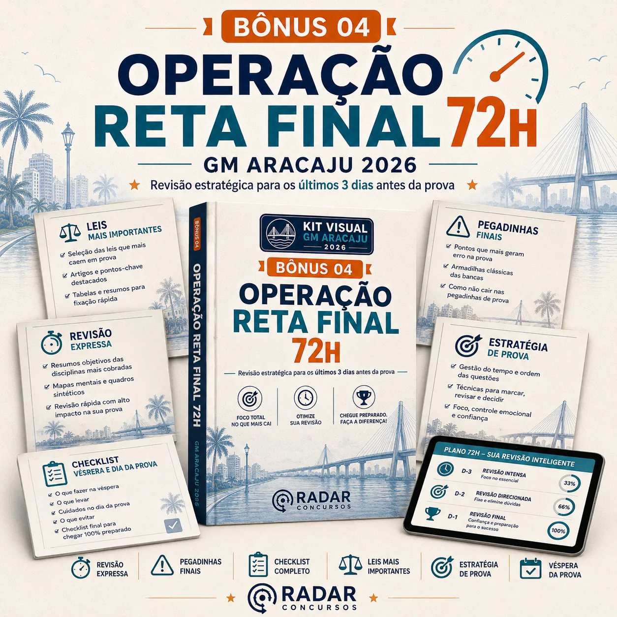 Bônus Operação Reta Final 72H GM Aracaju