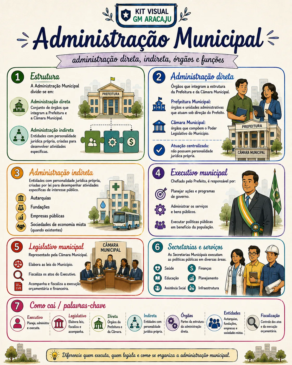 Prévia de página do Kit Visual GM Aracaju 2026